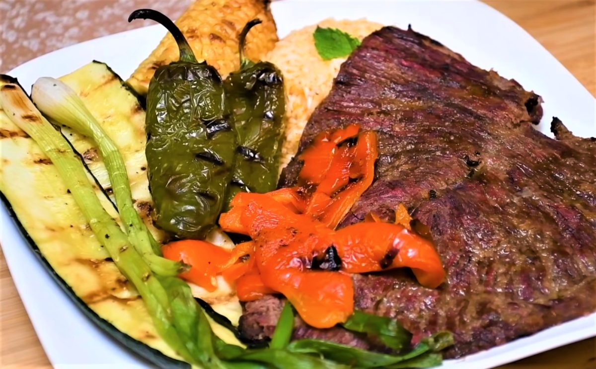 Carne Asada Marinada en un Jugo de Naranja