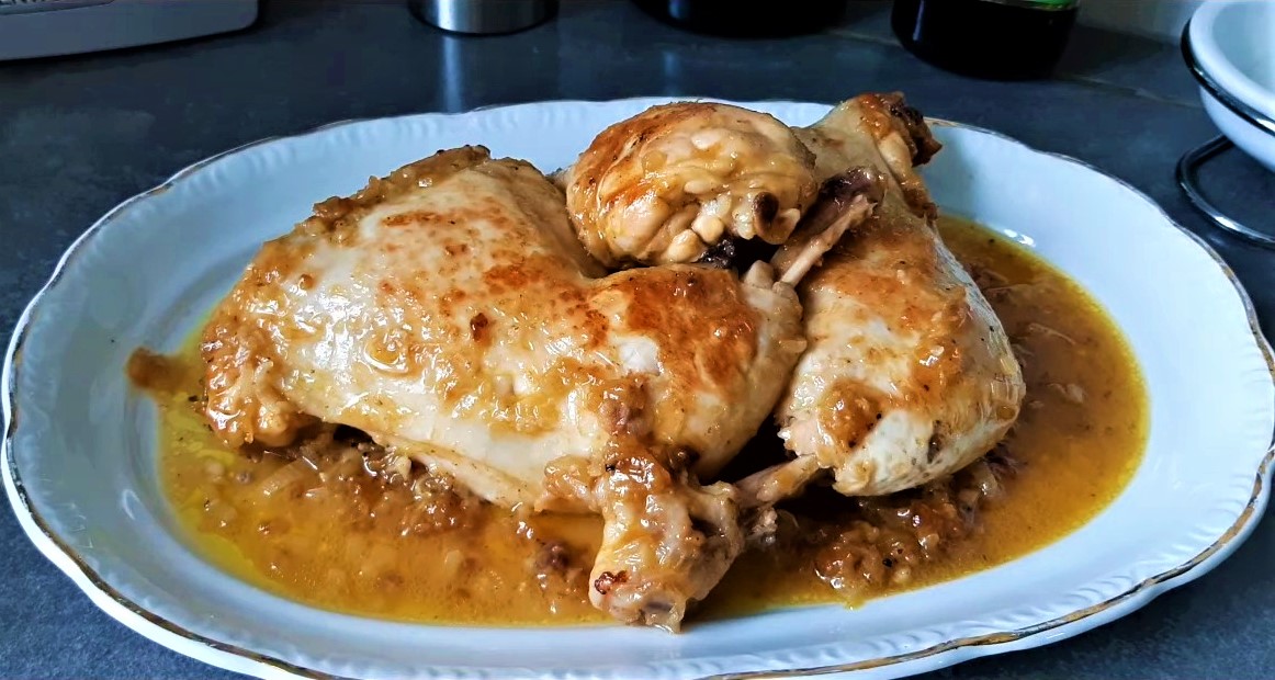RECETA Pollo a la naranja cubana