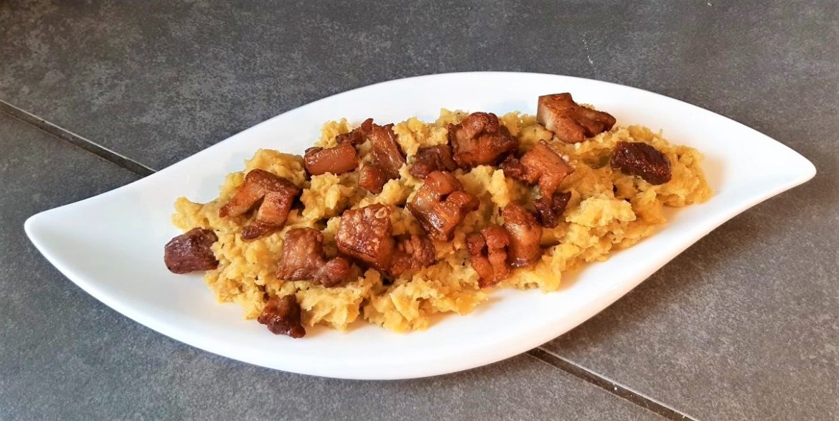 Fufú de Plátano Receta Original Cubana