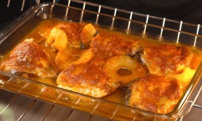 RECETA Pollo hawaiano