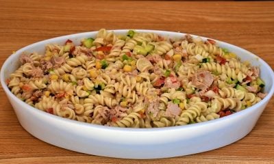 Ensalada fría de pasta y atún