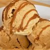 Helado casero con dulce de leche