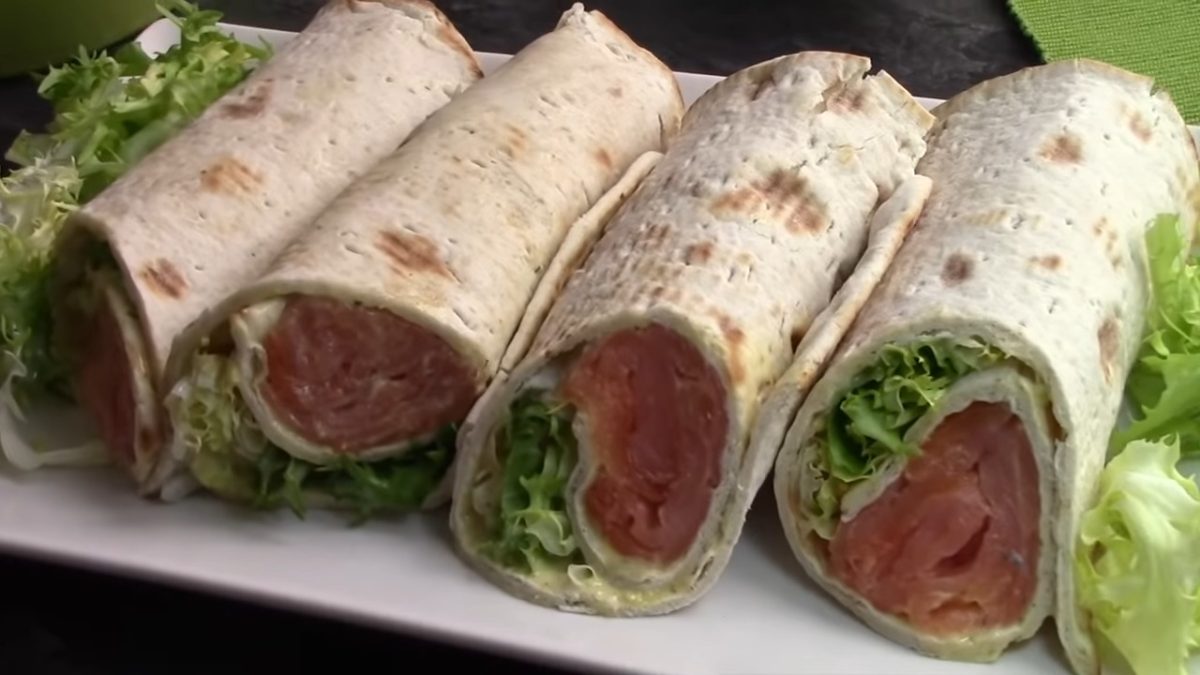 Wrap de salmón