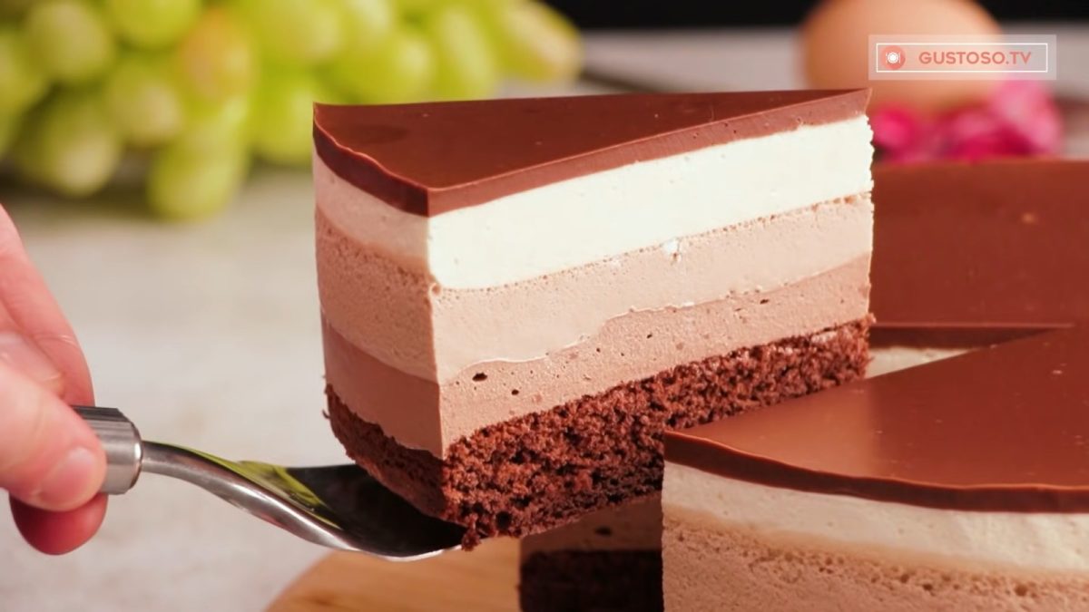 RECETA: Budín de tres chocolates