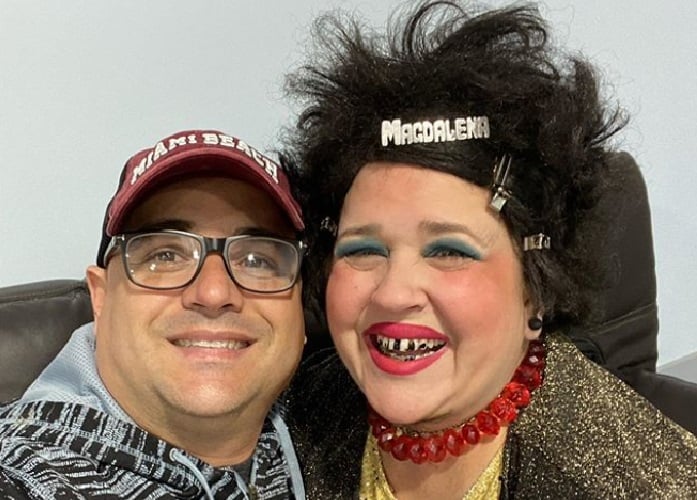 Facundo y Magdalena La Pelúa, humoristas cubanos