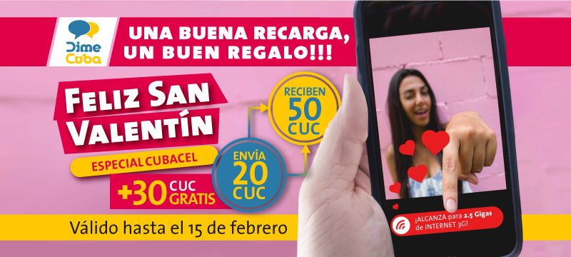 Aproveche el Especial Cubacel + Bono