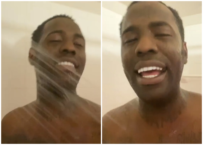 Chocolate MC canta en la ducha