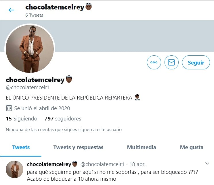 Chocolate MC Twitter