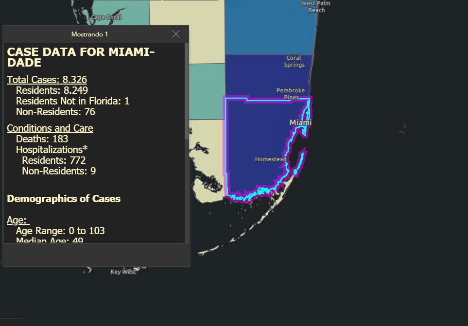 Un respiro para Florida, disminuye la velocidad de contagios de coronavirus
