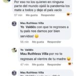 Discusión con usuarios de Facebook