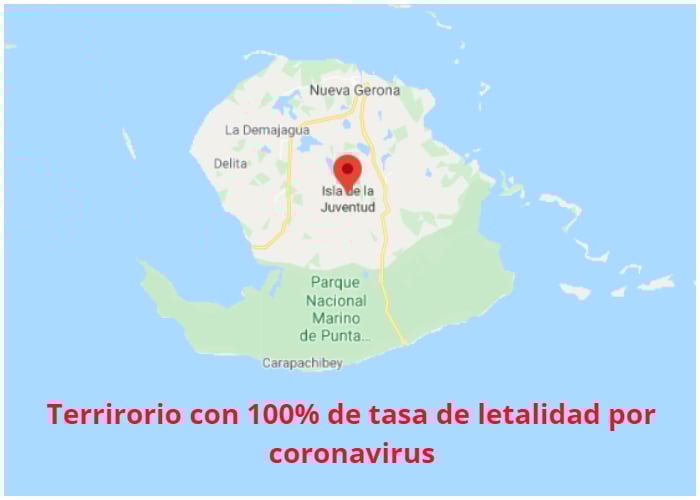 La Isla de la Juventud presenta un 100% en la tasa de letalidad por coronavirus