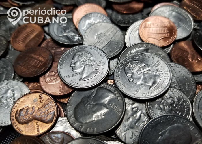 Monedas en dólares