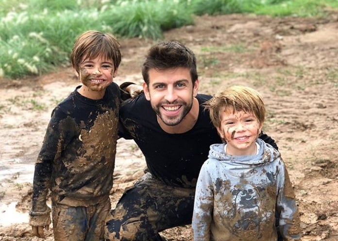 Piqué y sus hijos