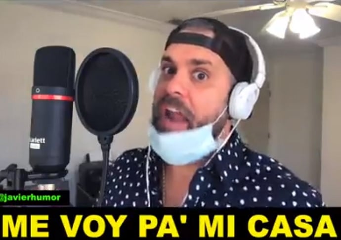 Humorista cubano Javier Berridy se suma a la campaña Quédate en Casa con una nueva parodia musical
