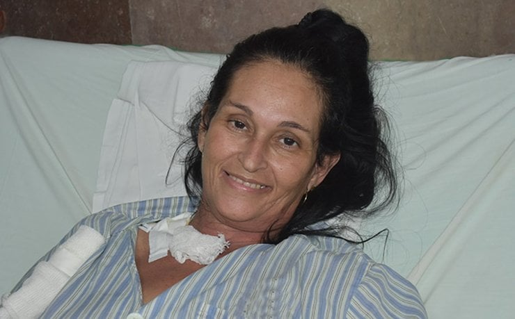 Yaquelín Collado Rodríguez es la enfermera cubana que regresó de misión en Venezuela