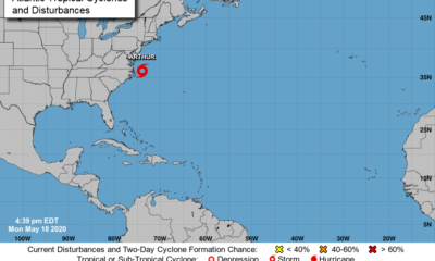 Tormenta Tropical Arthur continua su avance frente al costa este de EEUU