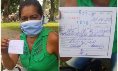 Madre cubana es multada por rascarse la nariz con el nasobuco puesto