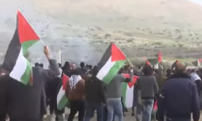 PALESTINOS PROTESTAN