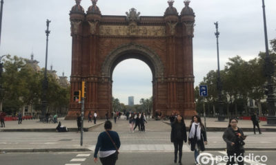 Arco del Triunfo en Barcelona, España