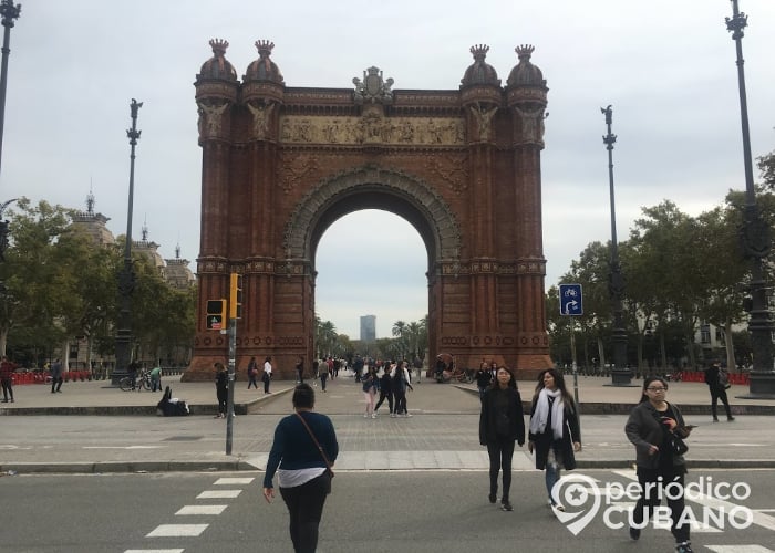 Arco del Triunfo en Barcelona, España