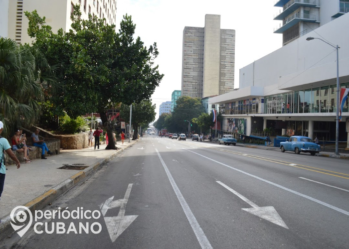 Calle La Rampa, en La Habana