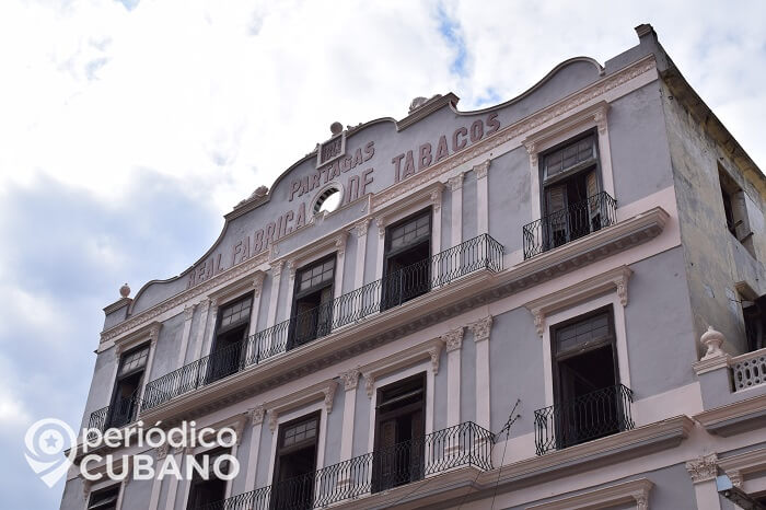 Colapsa el techo de la Fábricas de Tabacos Partagás, en La Habana