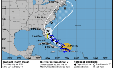 Defensa Civil decreta fase informativa para el oriente de Cuba por tormenta Isaías