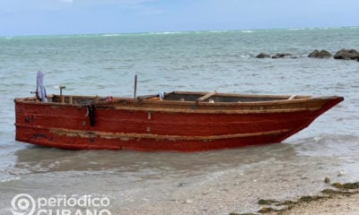 Embarcación de balseros cubanos