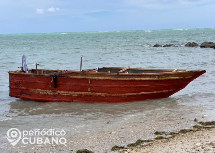 Embarcación de balseros cubanos