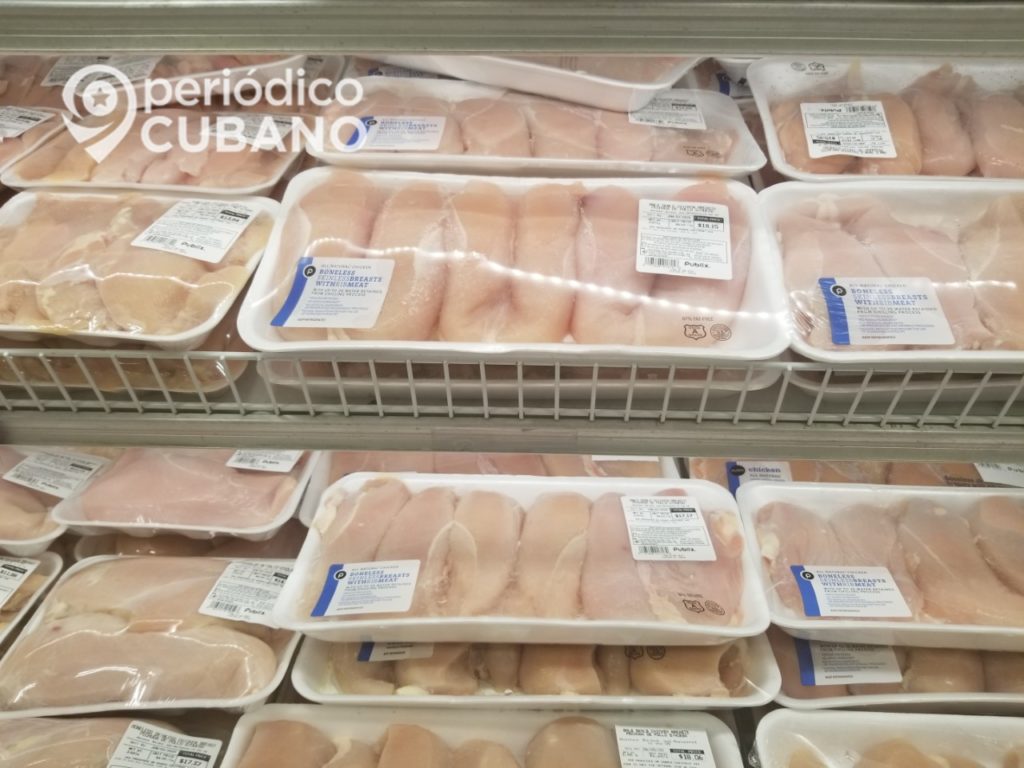 En mayo Cuba incrementan las importaciones de pollo desde EEUU