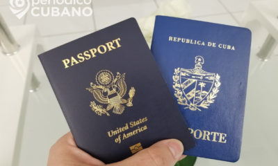 Pasaporte cubano y pasaporte de EEUU