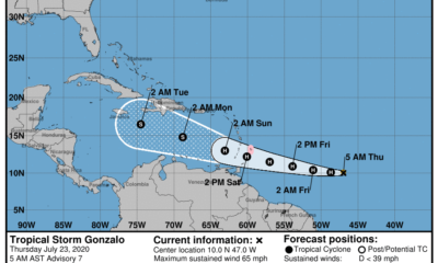 Próximo a convertirse en huracán Gonzalo impactaría a Jamaica