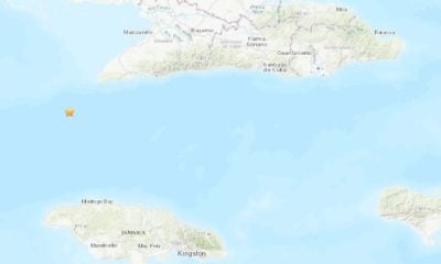 Reportan sismo de 5.1 entre las costas de Cuba y Jamaica