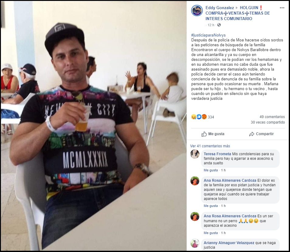 Encuentran sin vida a cubano desaparecido en Holguín