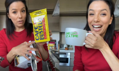 Eva Longoria enseña cómo hacer un perfecto café cubano con leche