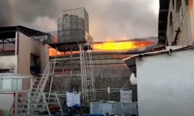 Incendio en Irán