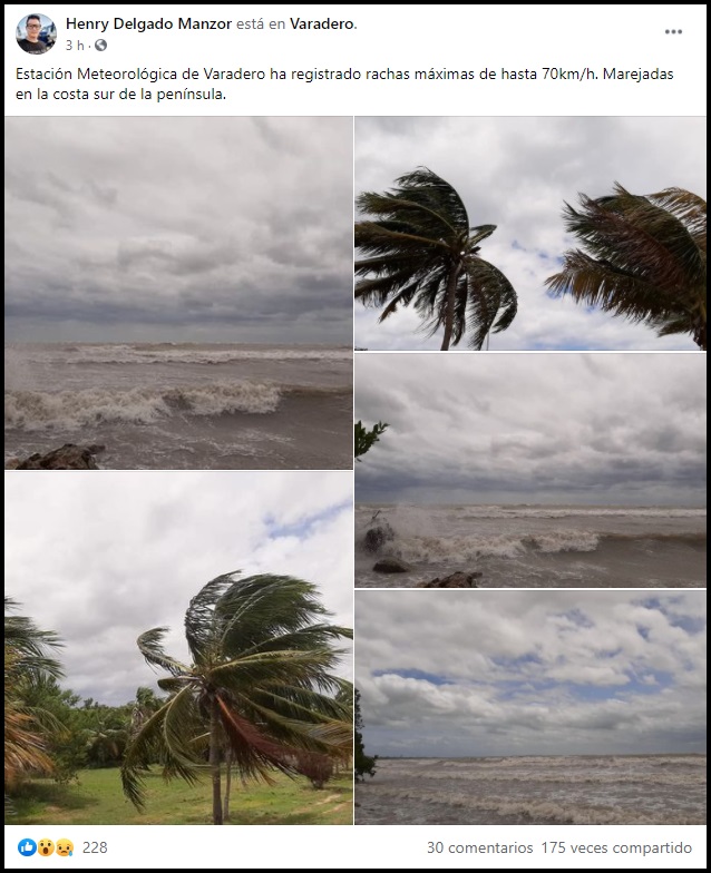 Así se vio Matanzas antes de la llegada de Laura