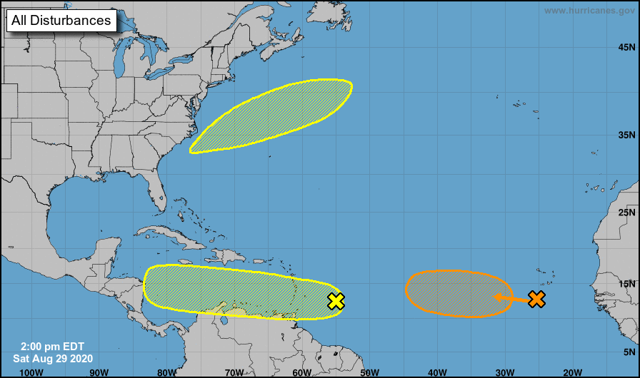 Bajo vigilancia dos nuevas ondas tropicales tras el paso de Marco y Laura