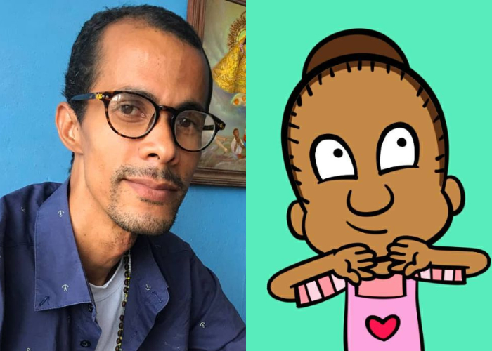 Animador cubano Víctor Alfonso Cedeño