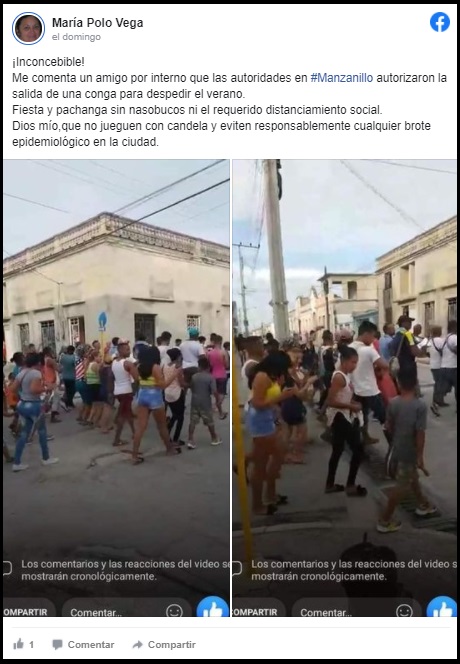 Manzanillo realiza conga para “despedir el fin del verano” pese al COVID-19