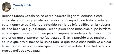 Facebook de Yunelys BA