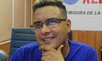 Magdiel Pérez, locutor de la oficialista emisora Radio Rebelde