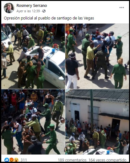 Cola para comprar jabón en Santiago de las Vegas termina en trifulca y arrestos