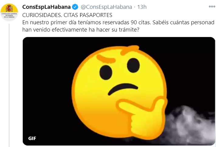Consulado de España en La Habana advierte sobre las citas para sacar pasaportes