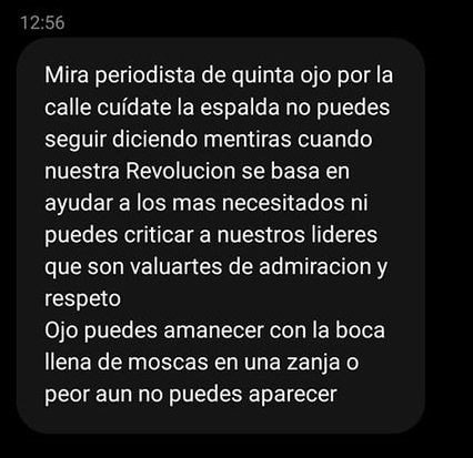 Periodista cubano recibe amenaza de muerte por criticar a la “revolución que ayuda a lo más necesitados”