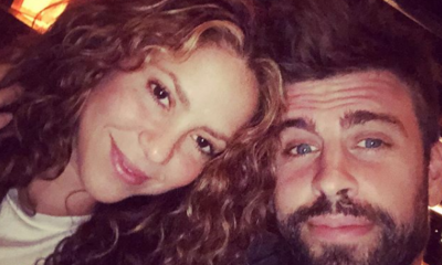 Shakira y el futbolista Gerard Piqué