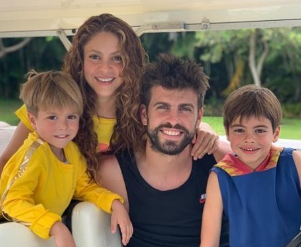 Shakira y el futbolista Gerard Piqué