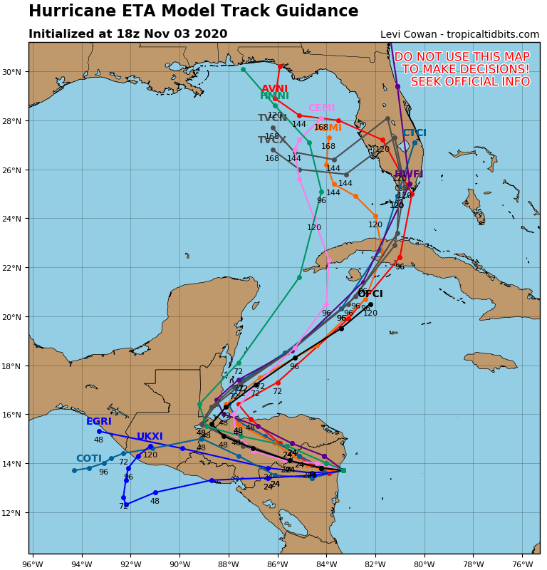 Ciclón tropical Eta afectaría a Cuba para el fin de semana