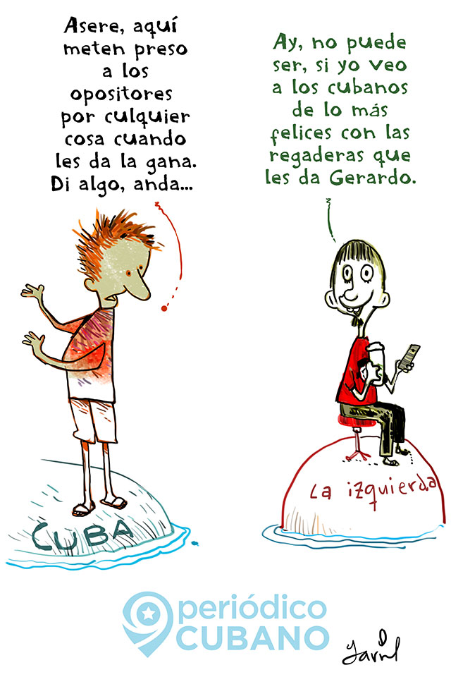 Garrincha-Cuba-opositores-presos-izquierda-regaderas-Gerardo