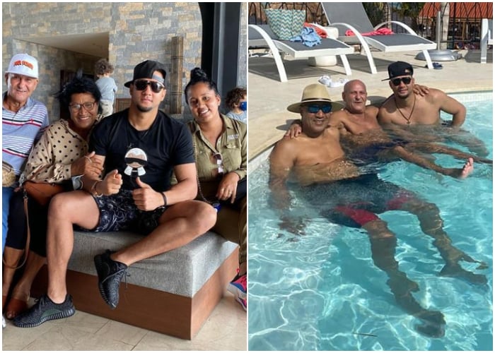 La familia de Yuli Gurriel disfruta de vacaciones en Cancún (+FOTOS)